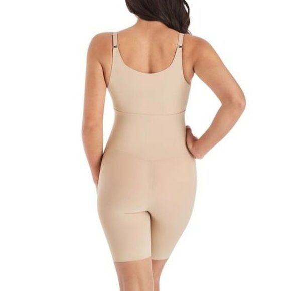 Maidenform Firm Control Open Bust Body Shaper Shapewear 2556 Beige Size XL NWT - Picture 2 of 11